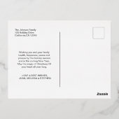 ホイルフォトメリークリスマストナカイ葉書 箔シーズンポストカード (裏面)