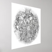 ホイルプリントアート及びデザインスタイル 箔ポスター (レイダウン)