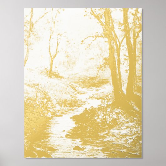 ホイルプリントポスターアート及びデザインスタイル 箔ポスター (正面)