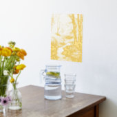 ホイルプリントポスターアート及びデザインスタイル 箔ポスター (レイダウン (キッチン))