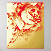 ホイルプリントポスターアート及びデザインスタイル 箔ポスター (正面)