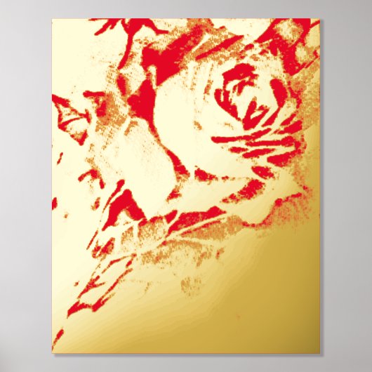 ホイルプリントポスターアート及びデザインスタイル 箔ポスター (正面)