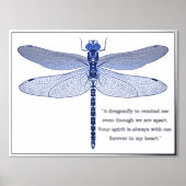 ホイルプリントポスター付きトンボ引用文 箔ポスター (正面)