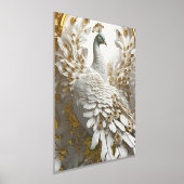 ホイルプリント、サイズ： 11インチx 14インチ、ホイル色：金ゴールド、マット 箔ポスター (レイダウン)