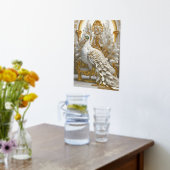 ホイルプリント、サイズ： 11インチx 14インチ、ホイル色：金ゴールド、マット 箔ポスター (レイダウン (キッチン))