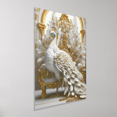 ホイルプリント、サイズ： 11インチx 14インチ、ホイル色：金ゴールド、マット 箔ポスター (レイダウン)