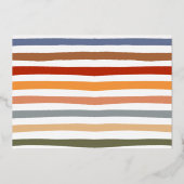 ホイルプレス |恐竜フォトボーイ誕生日パーティー 箔招待状 (裏面)