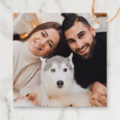 ホイルミニマルクリスマスツリー写真 フェイバータグ (裏面)