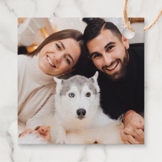 ホイルミニマルクリスマスツリー写真 フェイバータグ (裏面)