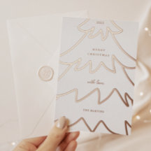 ホイルミニマルクリスマスツリー写真