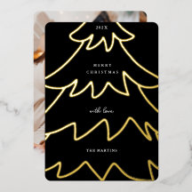 ホイルミニマルクリスマスツリー写真