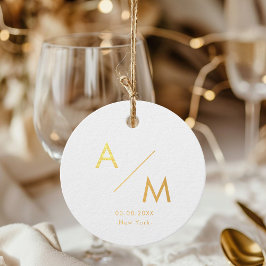 ホイルミニマルメッセージカード フェイバータグ