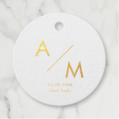 ホイルミニマルメッセージカード フェイバータグ (正面)