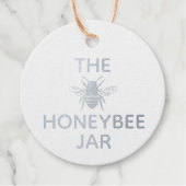 ホイルメッセージカード-パーソナライズされた自家製プロデュース フェイバータグ (正面)