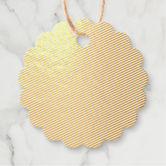 ホイルメッセージカード フェイバータグ (正面)