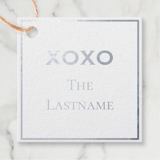 ホイルメッセージカード フェイバータグ (正面)