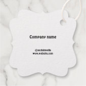 ホイルメッセージカード フェイバータグ (裏面)