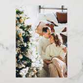 ホイルモダンクリスマスカード 箔シーズンカード (裏面)