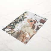 ホイルモダンクリスマスカード 箔シーズンカード (回転した状態)