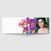 ホイルモダンスタイリッシュ卒業パーティーゲストブック ゲストブック (全面)