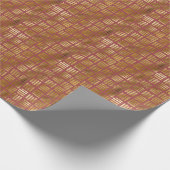 ホイルモダンフェイクライン |クリスマス・ホリデー ラッピングペーパー (角)