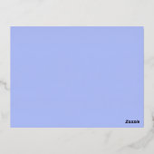 ホイル付きPeace on Earthクリスマスポストカード 箔シーズンポストカード (裏面)