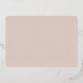 ホイル実在クロスバプテスマ招待状ホイル招待状 箔招待状 (裏面)