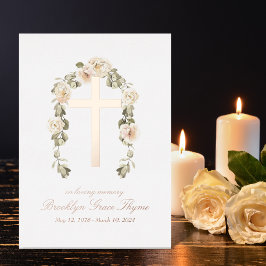 ホイル実在クロスメモリアル 箔招待状