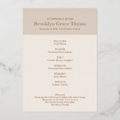 ホイル実在クロスメモリアル 箔招待状 (裏面)