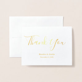 ホイル実在サンキューカード 箔カード