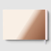 ホイル実在バエレガントイブライダルシャワーピンク ゲストブック (裏面)