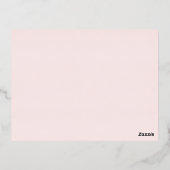 ホイル実在マザーの日フォトブラシ付きスクリプト 箔シーズンポストカード (裏面)