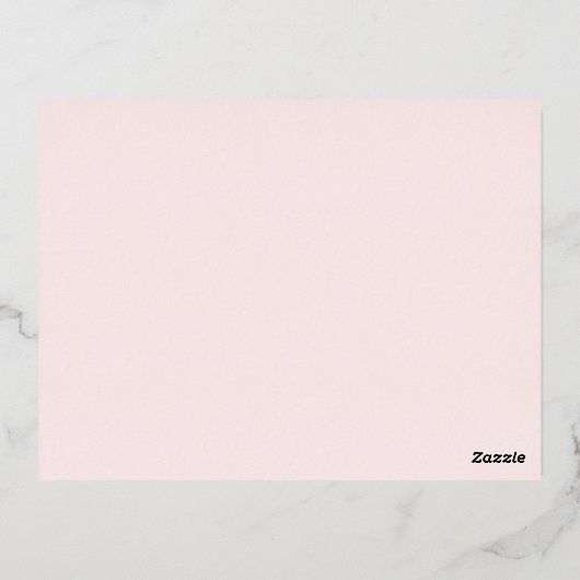 ホイル実在マザーの日フォトブラシ付きスクリプト 箔シーズンポストカード (裏面)