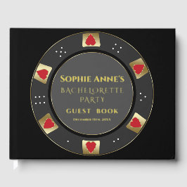 ホイル実在ラスベガストランプのポーカーチップバチェロレッテ ゲストブック