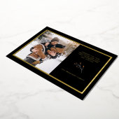 ホイル感謝祭フォトカード秋の植物学 箔シーズンカード (回転した状態)