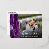 ホイル招待状はがき 箔招待状ポストカード (正面/裏面)