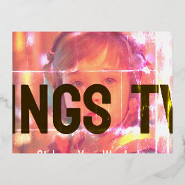 ホイル招待状はがき 箔招待状ポストカード