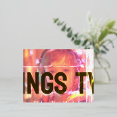 ホイル招待状はがき 箔招待状ポストカード (立ち正面)