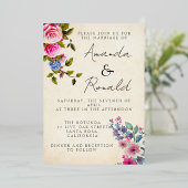 ホイル招待状結婚ズ 箔招待状 (立ち正面)