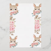 ホイル招待状 箔招待状 (裏面)