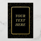 ホイル招待状 箔招待状 (正面)