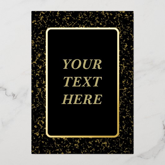 ホイル招待状 箔招待状 (正面)