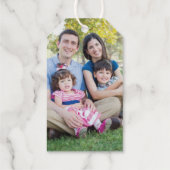 ホイル華美フレームメリークリスマスギフトラベル ギフトタグ (裏面)