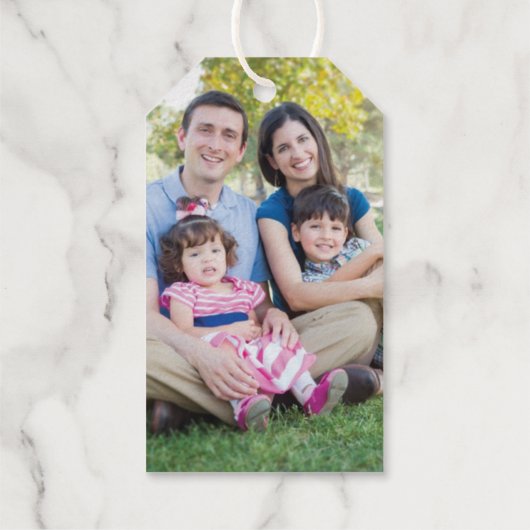 ホイル華美フレームメリークリスマスギフトラベル ギフトタグ (裏面)