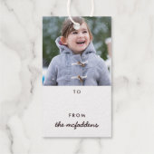 ホイル華美フレームメリークリスマスギフトラベル ギフトタグ (裏面)