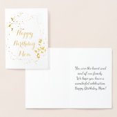 ホイル誕生日カード、ハッピーバースデーモマホイルカード 箔カード (ディスプレー)