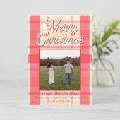 ホイル ピンク チェック ヴィンテージ シーズンカード (スタンド正面)