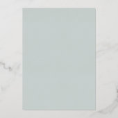 ホイル ボヘミアンレインボー 誕生日招待状 箔招待状 (裏面)