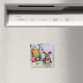 ホイークリスマスの衣装マグネット マグネット (インサイチュ (食洗機))