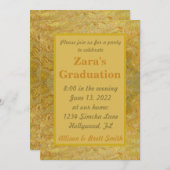 ホイートフィールド卒業招待状 招待状 (正面/裏面)
